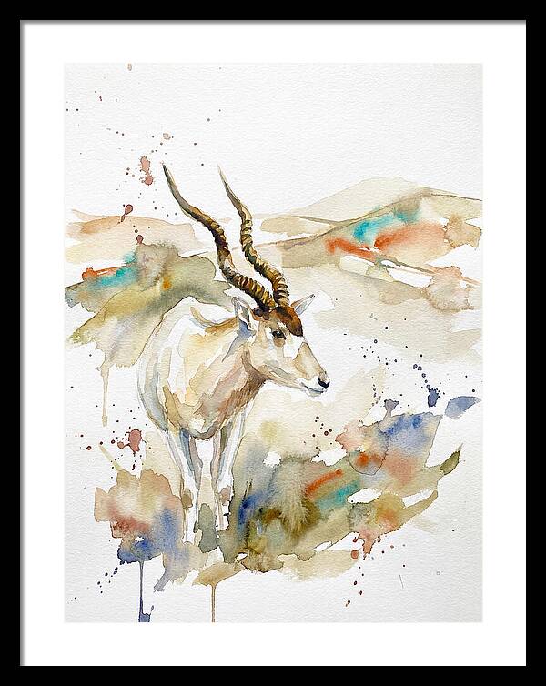 Addax In Watercolor Splendor 1