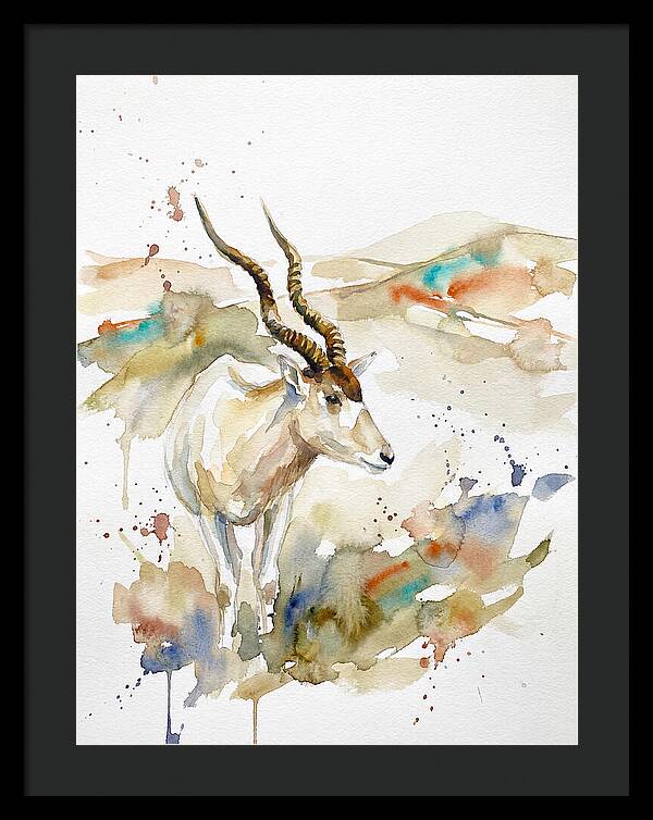 Addax In Watercolor Splendor 1