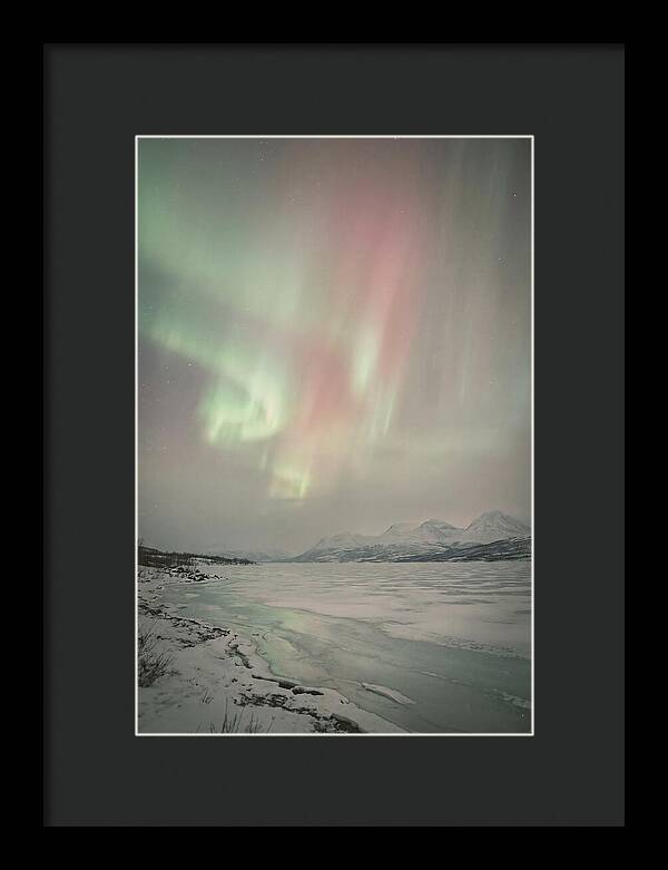 Auroras Above Tornetrask Lake 1