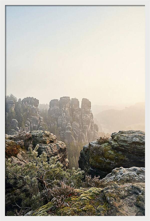 Bastei Rock Formation Tranquility 1