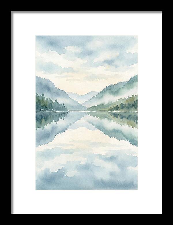Tranquil Waterscape Reflection 1