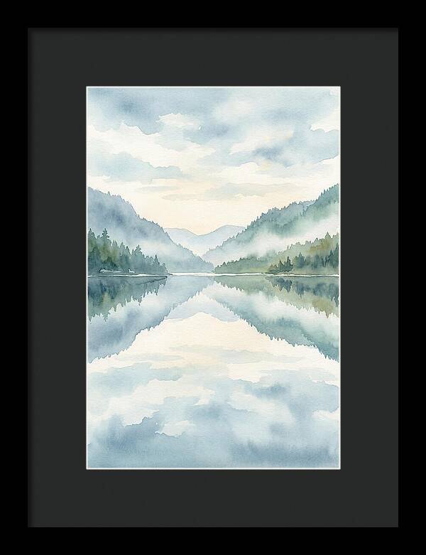 Tranquil Waterscape Reflection 1
