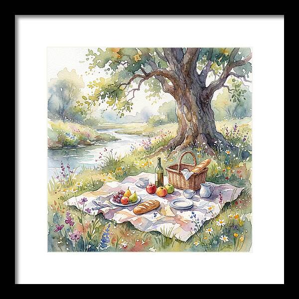 A Serene Picnic Under The Tree