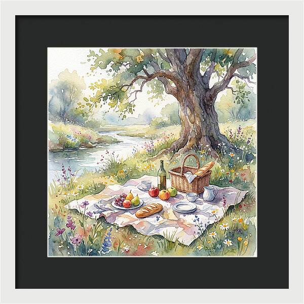 A Serene Picnic Under The Tree