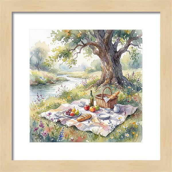 A Serene Picnic Under The Tree