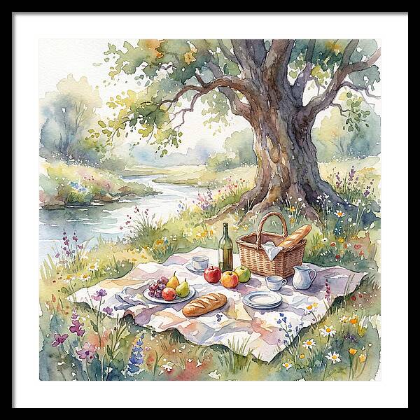 A Serene Picnic Under The Tree