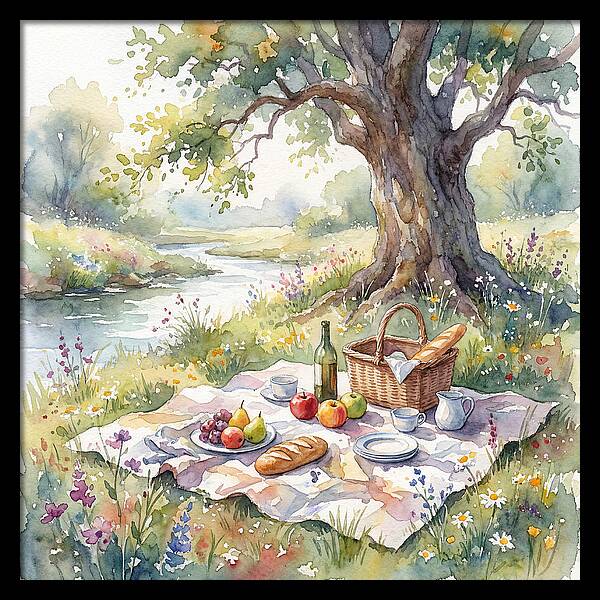 A Serene Picnic Under The Tree