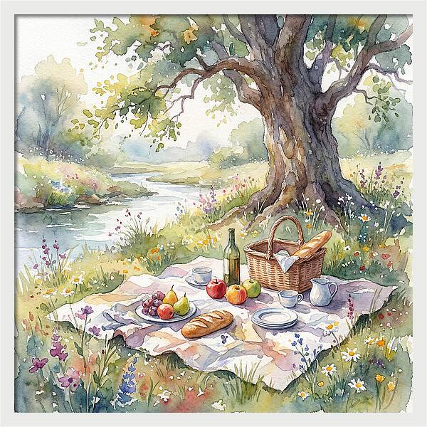A Serene Picnic Under The Tree