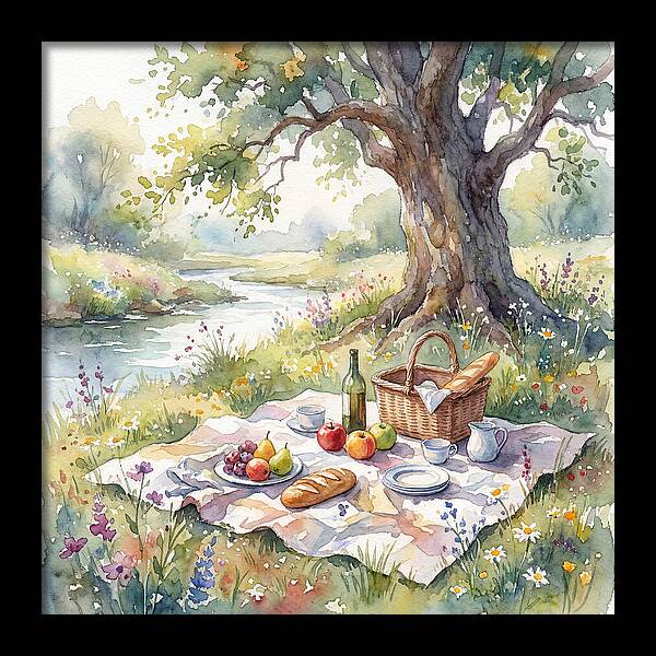 A Serene Picnic Under The Tree