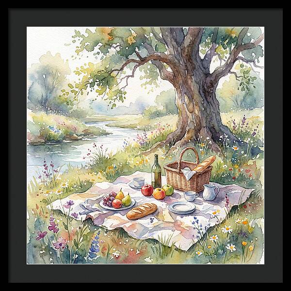 A Serene Picnic Under The Tree
