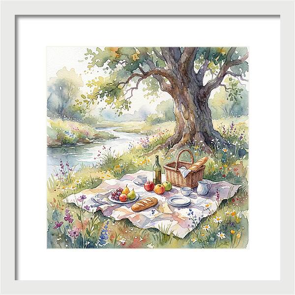 A Serene Picnic Under The Tree