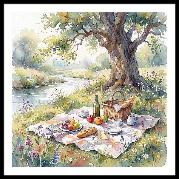 A Serene Picnic Under The Tree