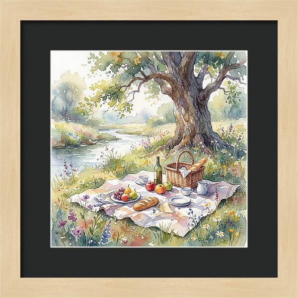 A Serene Picnic Under The Tree