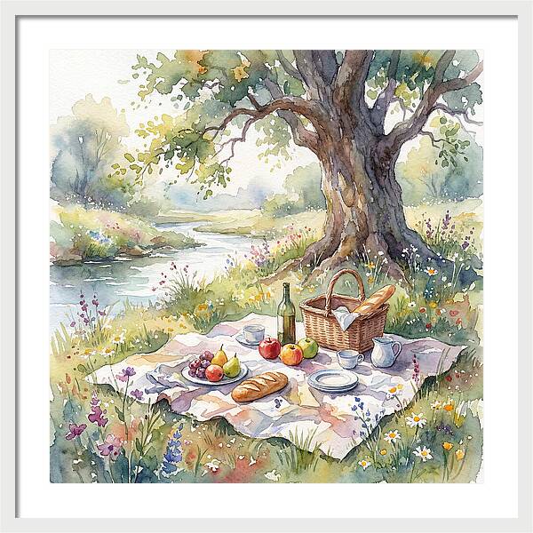 A Serene Picnic Under The Tree
