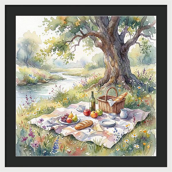 A Serene Picnic Under The Tree