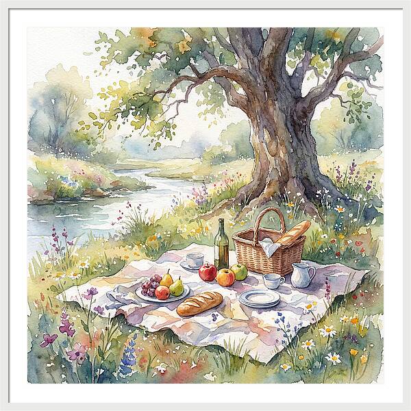 A Serene Picnic Under The Tree