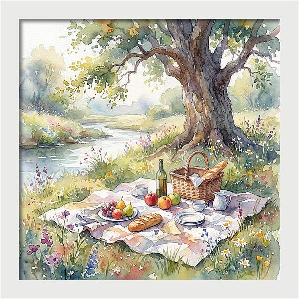 A Serene Picnic Under The Tree