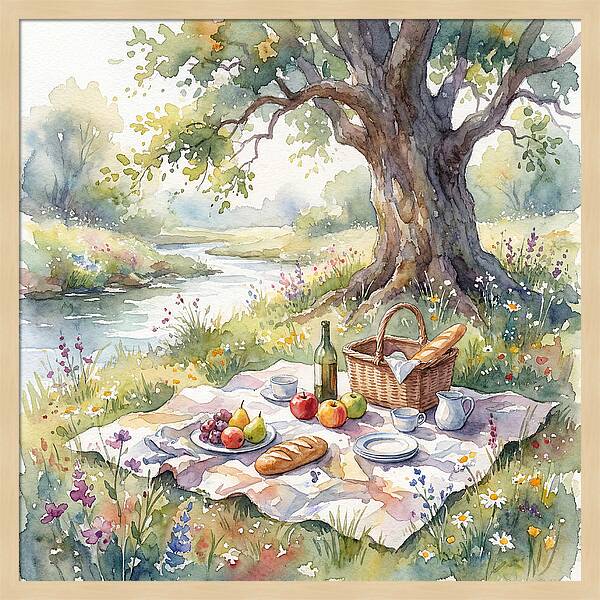 A Serene Picnic Under The Tree