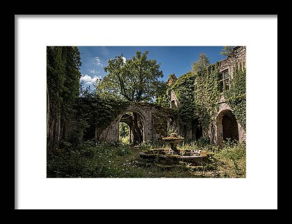 Abandoned Castle Courtyard