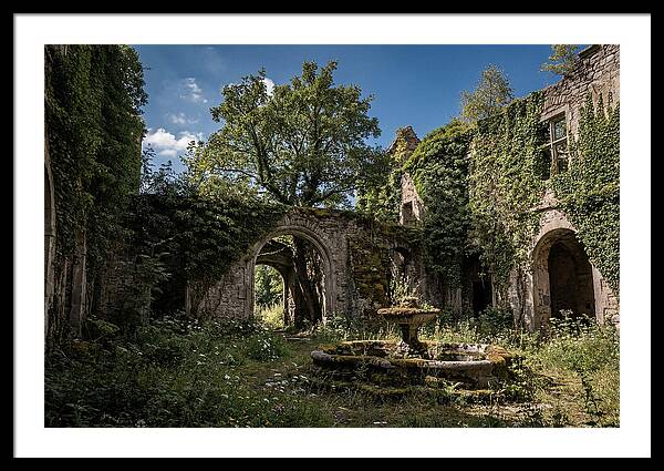 Abandoned Castle Courtyard