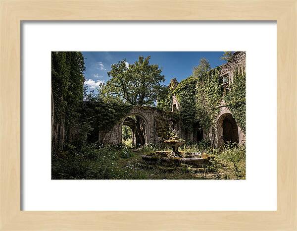 Abandoned Castle Courtyard