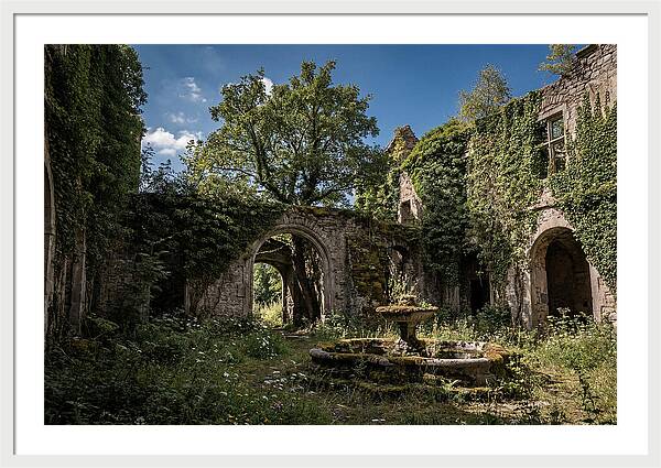 Abandoned Castle Courtyard
