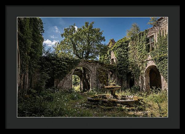 Abandoned Castle Courtyard