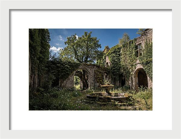 Abandoned Castle Courtyard