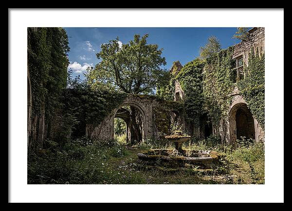 Abandoned Castle Courtyard