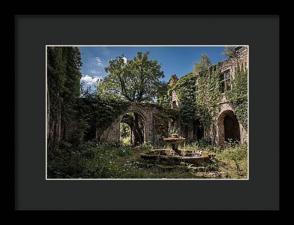 Abandoned Castle Courtyard