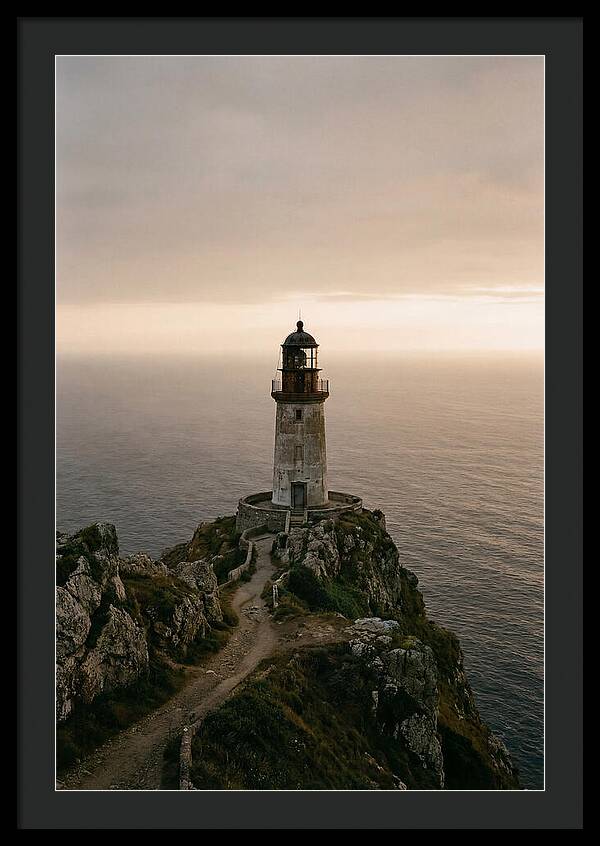 Abandoned Lighthouse At Dusk
