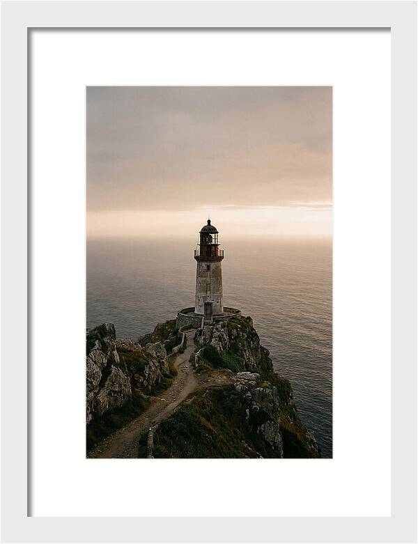 Abandoned Lighthouse At Dusk