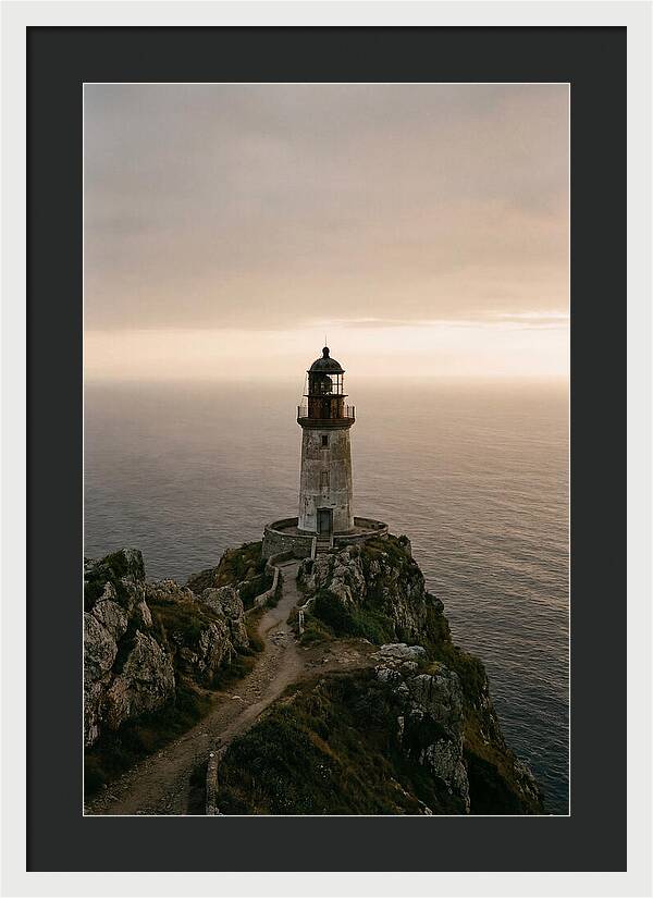 Abandoned Lighthouse At Dusk
