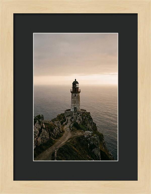 Abandoned Lighthouse At Dusk