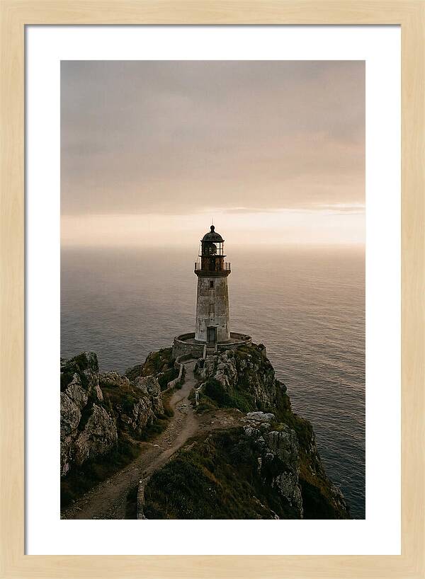 Abandoned Lighthouse At Dusk