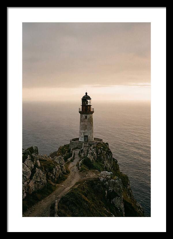 Abandoned Lighthouse At Dusk