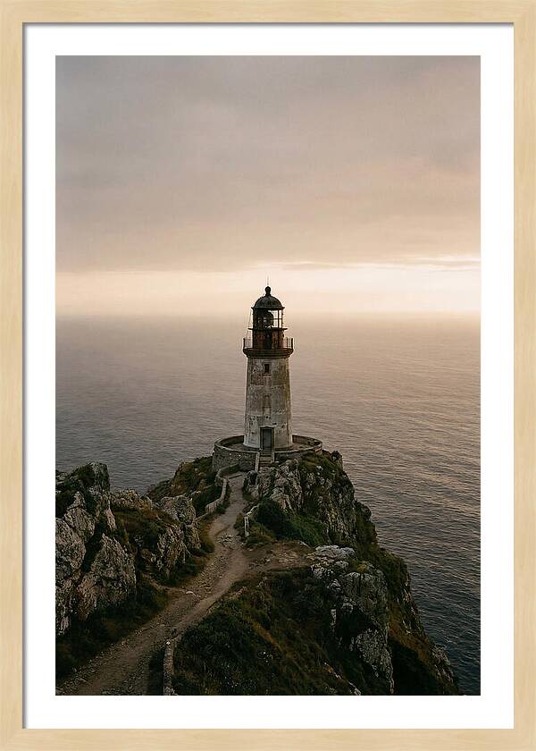 Abandoned Lighthouse At Dusk