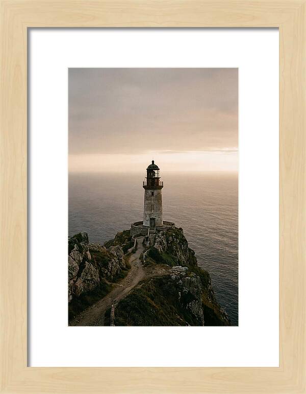 Abandoned Lighthouse At Dusk