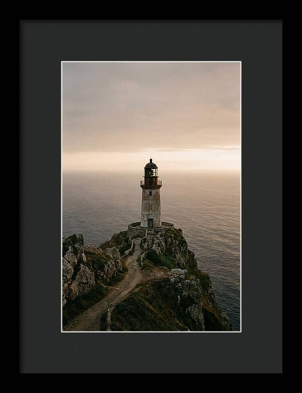 Abandoned Lighthouse At Dusk