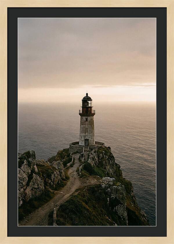 Abandoned Lighthouse At Dusk