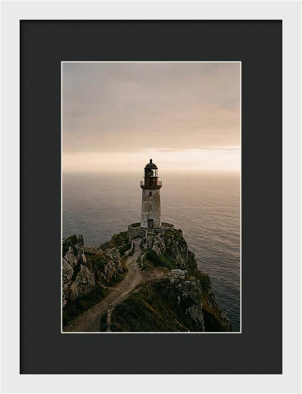 Abandoned Lighthouse At Dusk