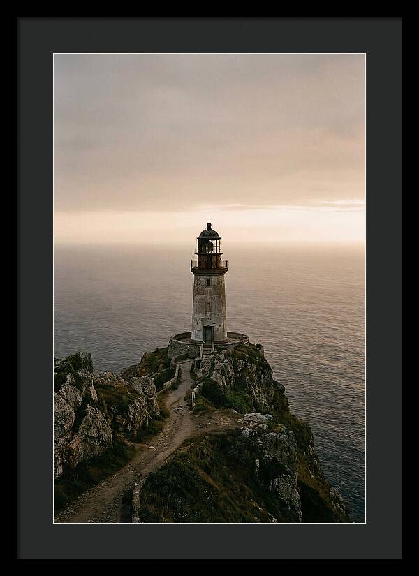 Abandoned Lighthouse At Dusk