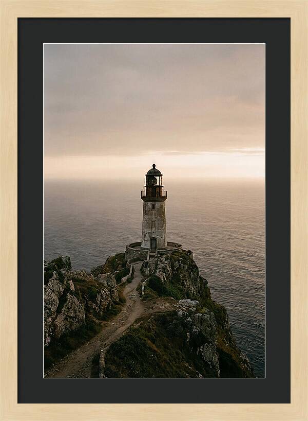 Abandoned Lighthouse At Dusk