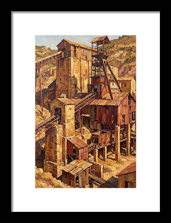 Abandoned Mediterranean Mine Structure