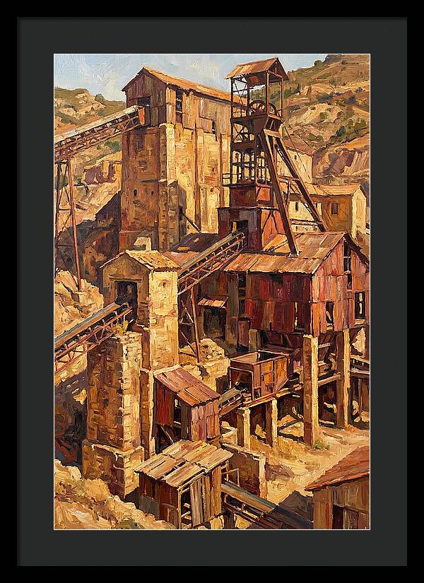 Abandoned Mediterranean Mine Structure
