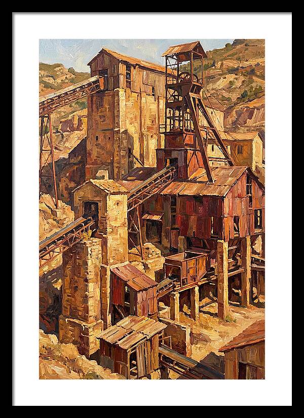 Abandoned Mediterranean Mine Structure