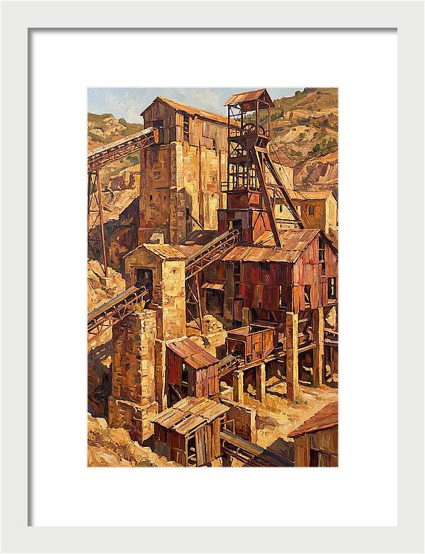 Abandoned Mediterranean Mine Structure