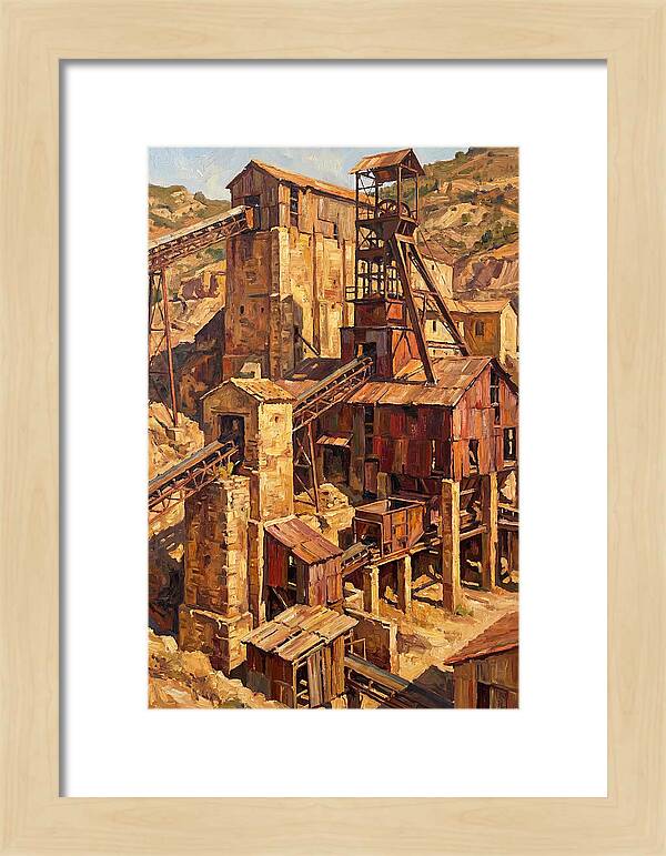 Abandoned Mediterranean Mine Structure