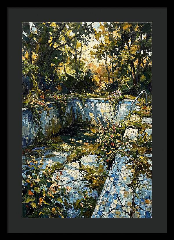 Abandoned Pool Embraced By Nature