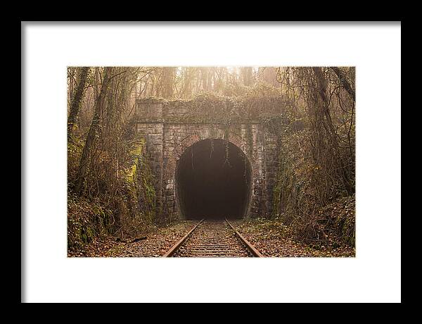 Abandoned Railway Tunnel Entrance